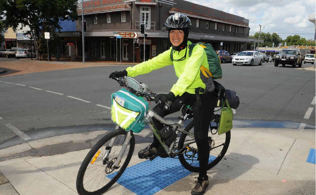 Bertha Corte is riding around Australian to try and change perceptions about her home country Mexico. Bertha Corte is riding around Australian to try and change perceptions about her home country Mexico.